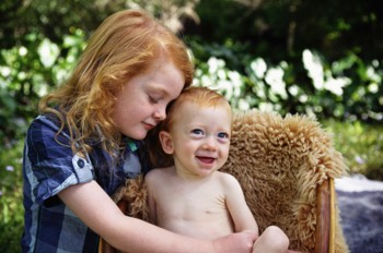 brothers redheads portrait photo   children and family portrait photography
