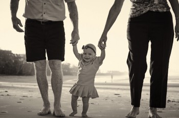 grandparents and baby beach portrait   children and family portrait photography